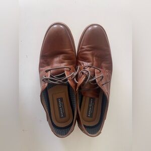Aston Grey Men's Elegant Brown Leather Derbys